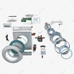 免費下載高清電子機械零部件PSD素材 千庫網圖片推薦及家用電器銷售洞察